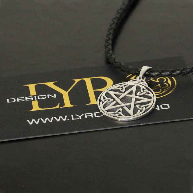 Hovedbilde Pentagram med trikvetra - Sølv