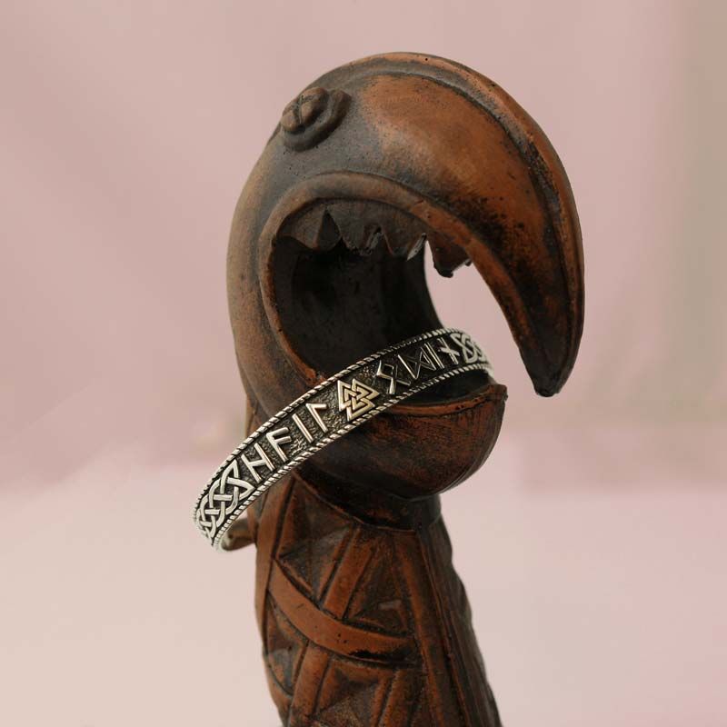 Vikinginspirert Armring - Sølv