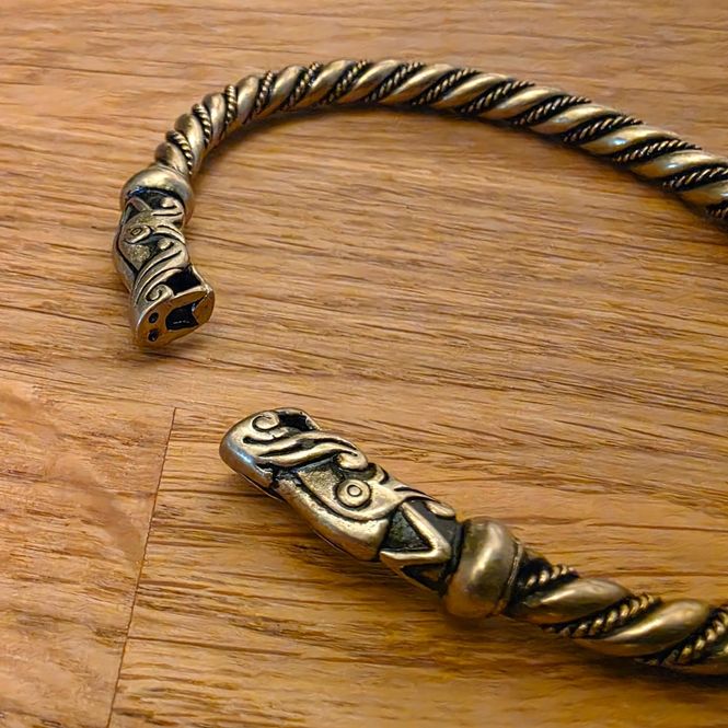Hovedbilde Vikingarmring Gotland - Bronse